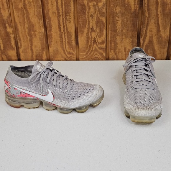 Nike Shoes - Nike Air VaporMax Flyknit Womens Sz 9 Camo Digi Atmosphere Grey AH8448-001